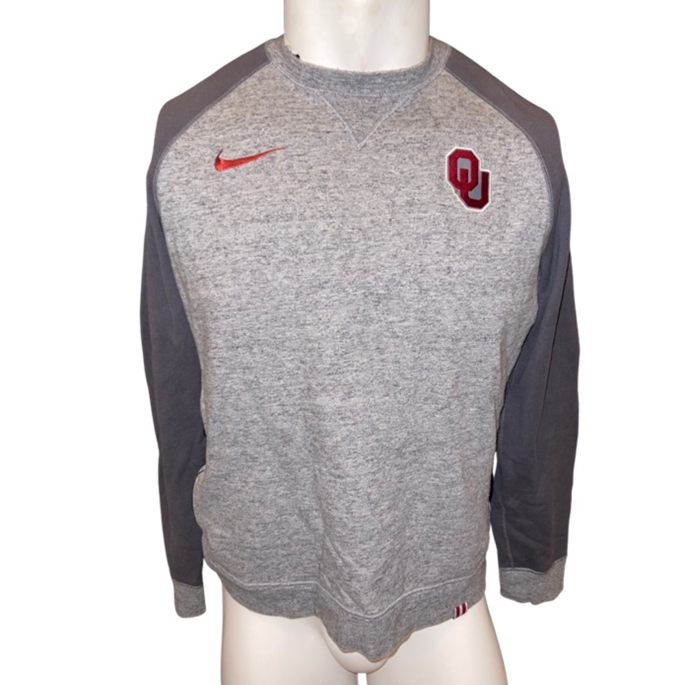 University of Oklahoma Sooners: NIKE Sweatshirt: Vintage  Y2K Red Tag: Large
